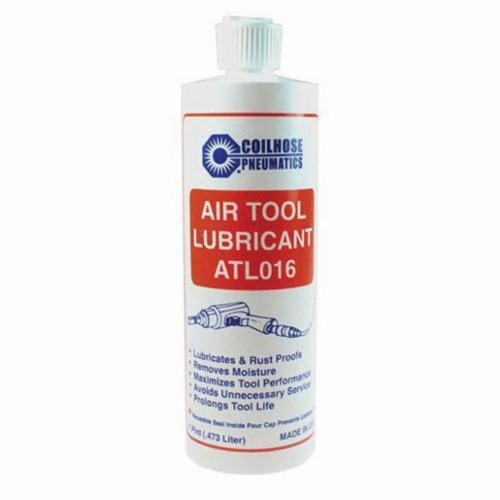 Coilhose® ATL016 Air Tool Lubricant, 16 oz Flip Top Bottle, Petroleum Odor/Scent, Liquid Form, Yellow